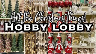 HOBBY LOBBY CHRISTMAS DECOR • SHOP WITH ME