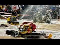 Pistenbully  RC snowmobiles and snow blowers at the models show Faszination Modellbau