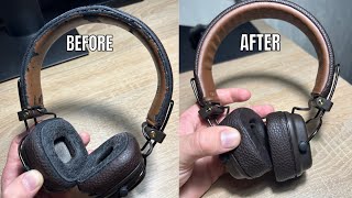 Marshall major III замена амбушюр и оголовья /  Marshall Major III headset replacement guide