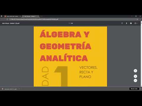 Presentación de Algebra y Geometría Analítica Semipresencial - UTN FRBA