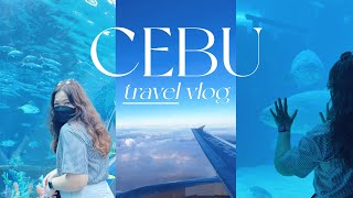 travel vlog ✈️ flying to Cebu, Ocean Park, airbnb tour, going on a food trip ☁️