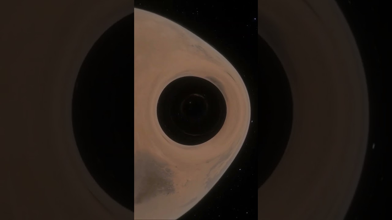 Entering a Wormhole Above Mars