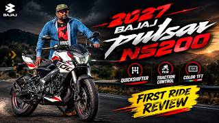 2027 Bajaj Pulsar NS200 with Quickshifter, Color TFT, Traction Control First Ride Review