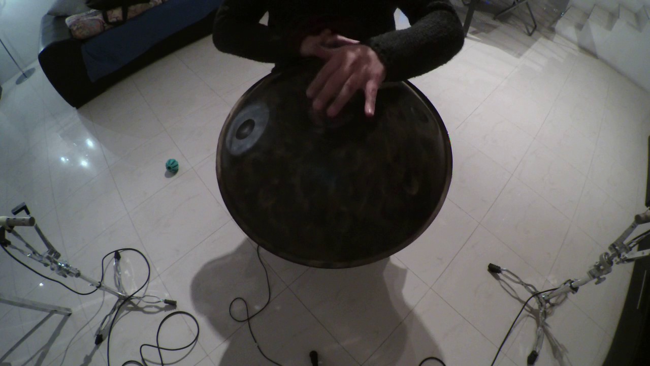 db Handpan C-AMARA  " test zoom q8 with microphones "