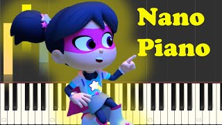 StarBeam Theme Song Piano Tutorial EASY