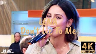 Lena - Don't Lie To Me (Live @Morgenmagazin) [4K]