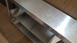 Vevor 48x18 Triple Shelf Stainless Steel Prep Table Review