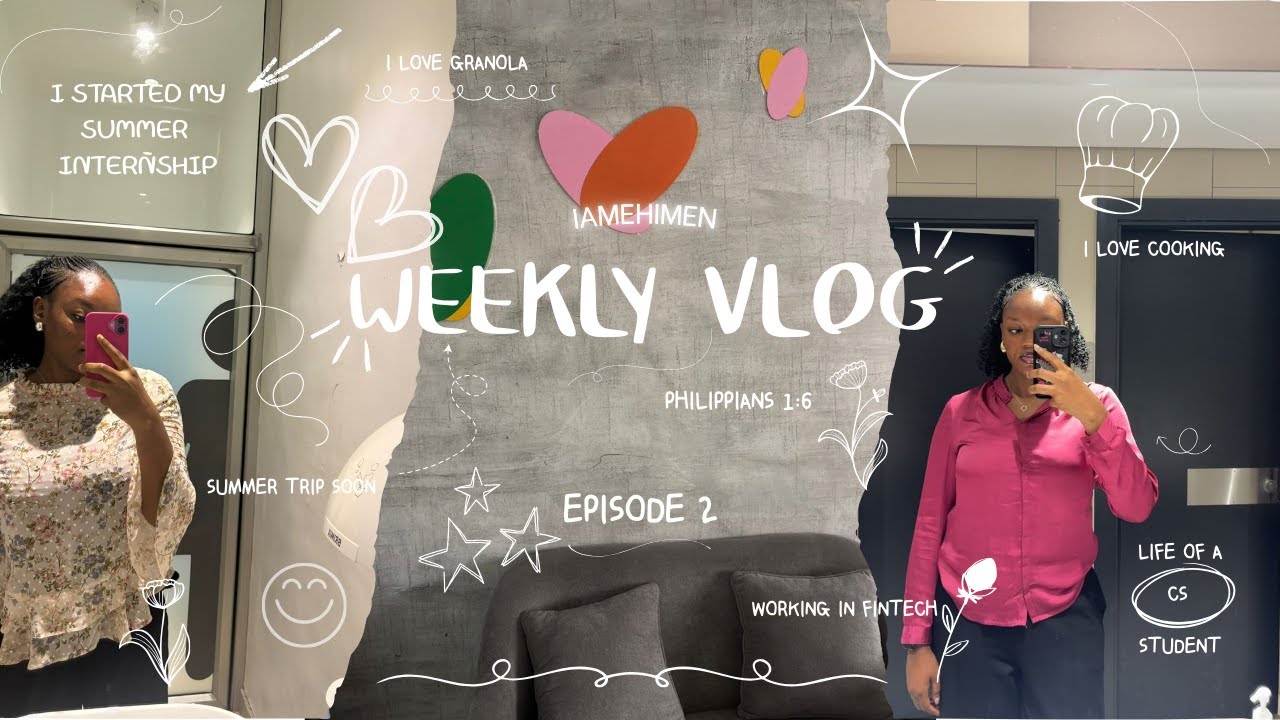 FIRST WEEK AS AN INTERN IN FLUTTERWAVE | Shopping haul, Summer, Cooking & more!!