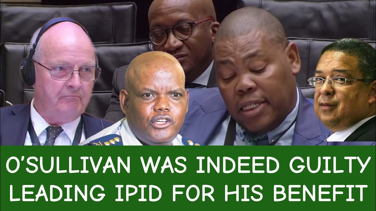 ADV MASHUGA DETAILS CHARGES OF GRATIFICATION, PAID POLYGAPH TEST. MCBRIDE CAPTURED BY O’SULLIVAN