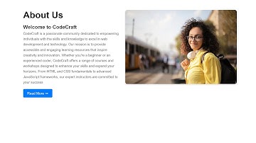 Creating A Responsive About Us Page in HTML And CSS