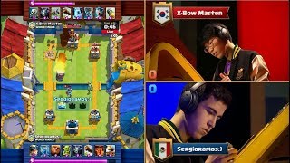 Clash Royale  mundiales del Crown Championship  2017 - Sergio Ramos VS X Bow Master