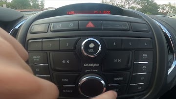 How to Enable or Disable Auto Rear Wiper in Reverse Gear in Opel Zafira C ( 2011 – 2019 )