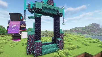 Minecraft Portal Design 🔮 | Epic Nether Portal Build Idea
