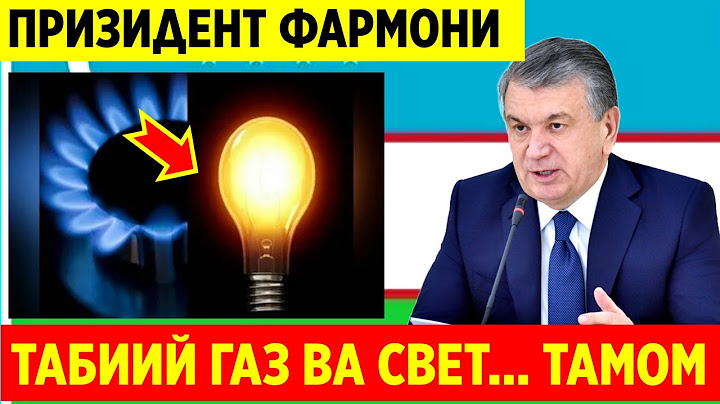 ДИҚҚАТ! ЯНГИ ҚОНУН ТАБИИЙ ГАЗ ВА СВЕТ  ... УЗБДА ЎЗГАРАДИ КЕЧ БЎЛМАСИДАН КЎРИНГ