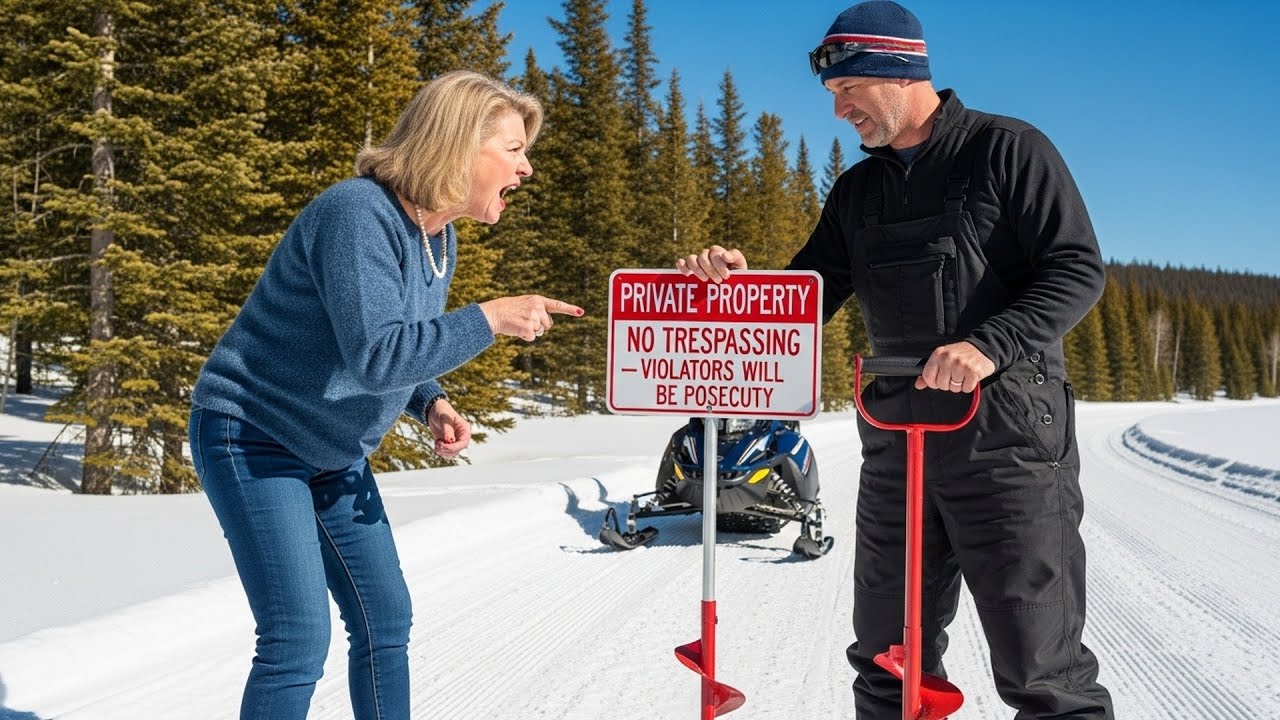 HOA Fined Me For Snowmobile Noise, Didn't Know I Own The Trail And Just Banned Their Access Forever