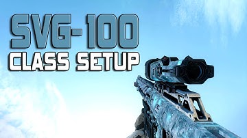 Best "SVG-100" Class Setup! - Quickscoping Class (BO3 Best Class Setups)