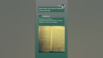 WHAT MAKES FROM PASSIVE READING TO ACTIVE LEARNING #learningtips #studygram #motivation