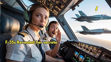 “She Was Just a Civilian Pilot — Until the F-35s Revealed Who She Really Was.