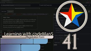 (ARCHIVED) Learn HTML | freeCodeCamp Responsive Web Design -  Building a Registration Form: Step 41
