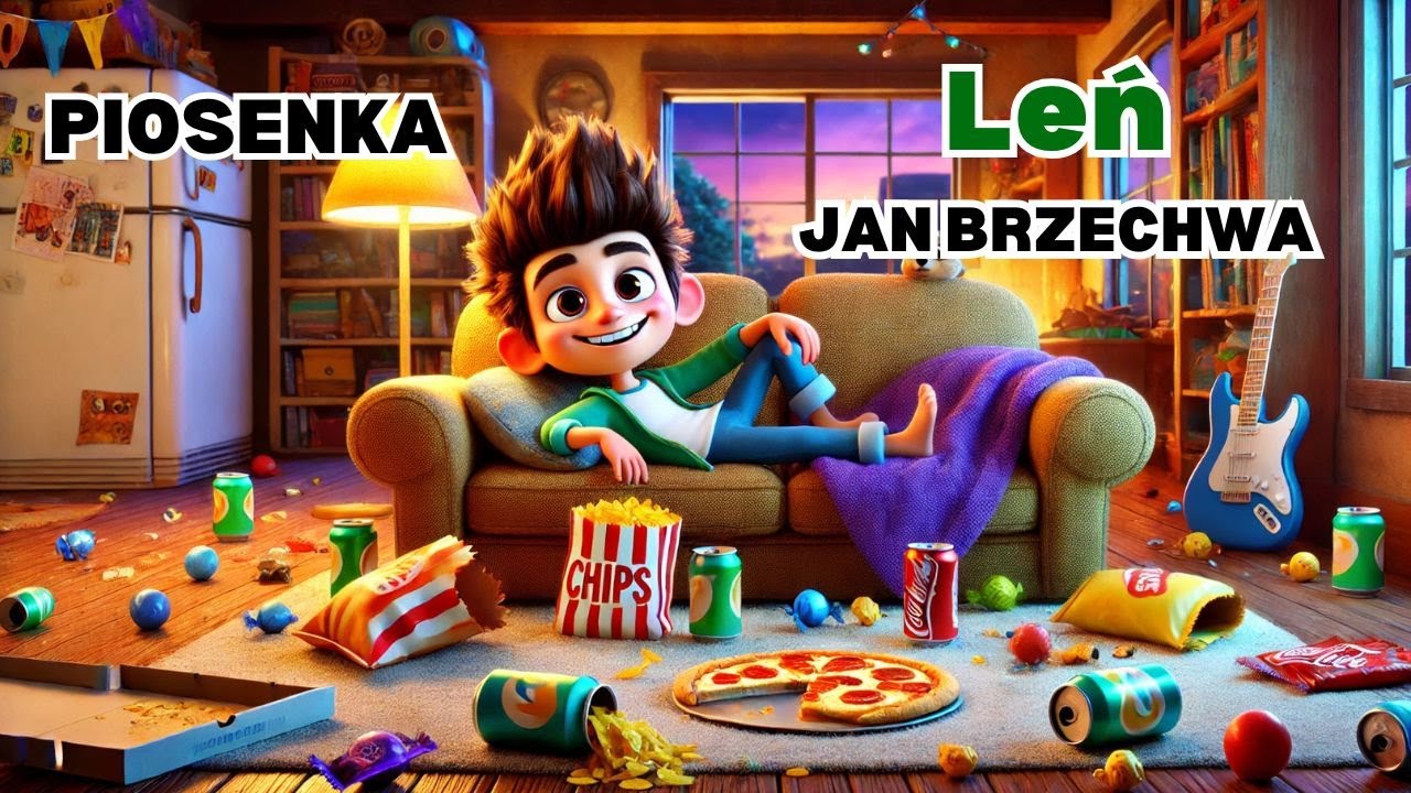 Wiersz Na Tapczanie Siedzi Leń Na tapczanie siedzi Leń-Piosenka. Jan Brzechwa. #mp3 #piosenkidladzieci