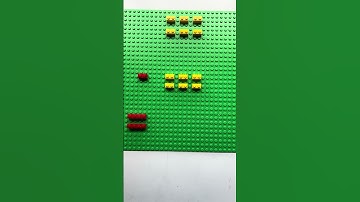 Learning how to subtract with Legos