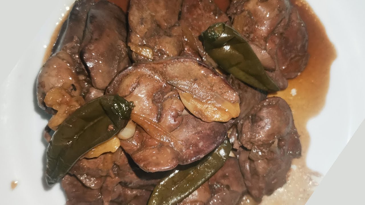Chicken liver adobo Adobong atay ng Manok liver recipe Bisaya