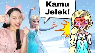 Aku Buat Elsa Frozen Jadi Jelek! [Paper Princess's Dream Castle Indonesia]