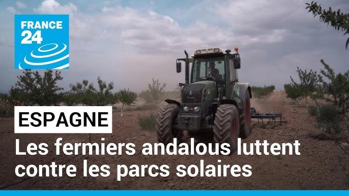 Espagne : les fermiers andalous luttent contre les parcs solaires • FRANCE  24 - YouTube