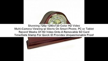 Best Office Hidden Cameras - Mantle Clock Hidden Camera