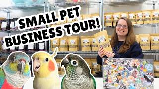 Small Pet Business Tour - Parrot Food at Best Behaved Birds HQ | BirdNerdSophie