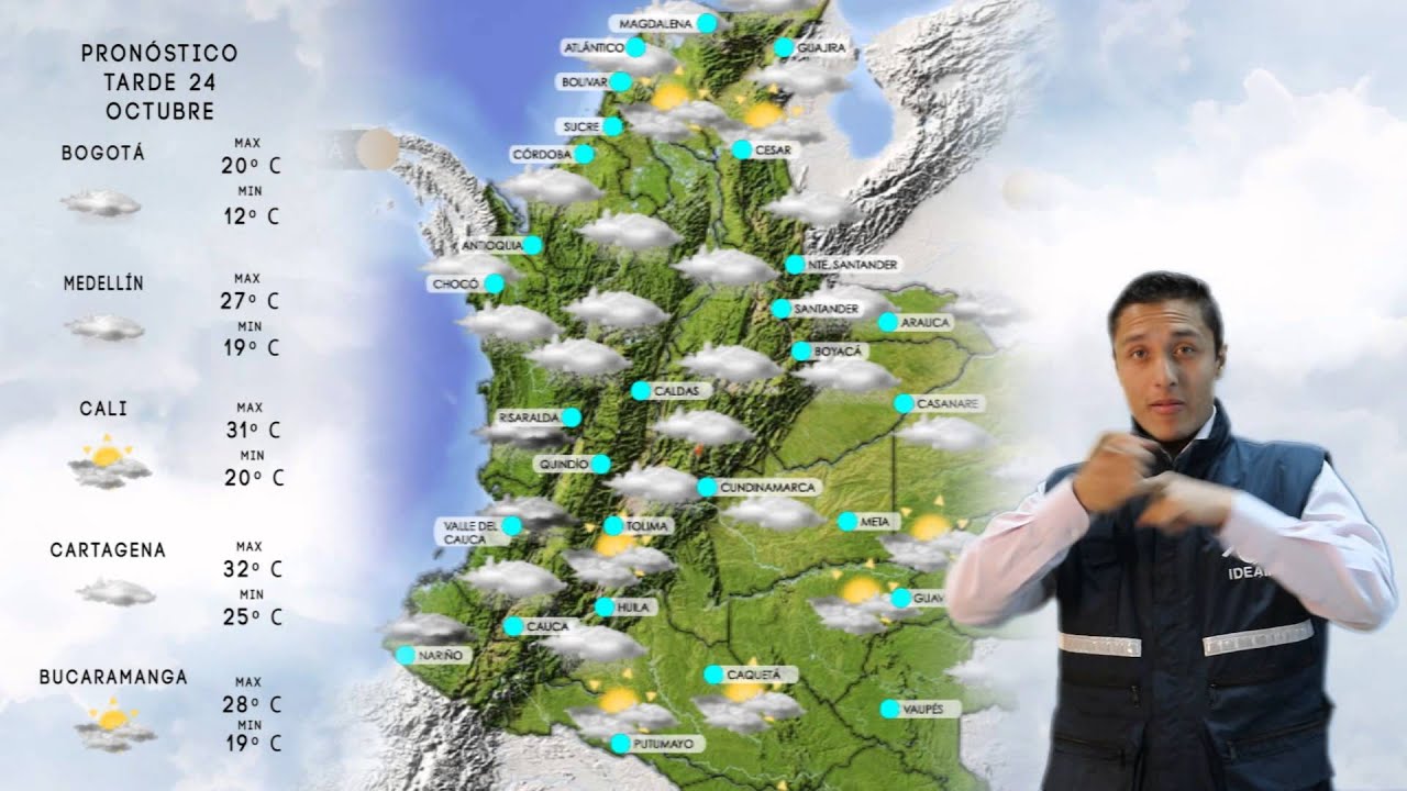 Pronóstico del Tiempo Domingo 25 de Octubre de 2015 YouTube