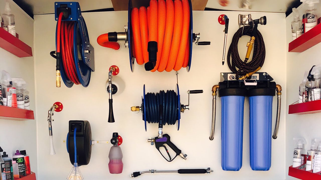 Mobile Detailing Setup Garage!! - YouTube