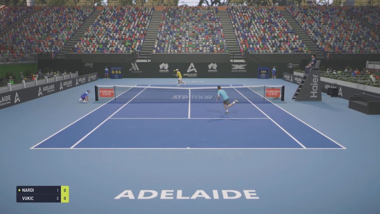 Nardi vs Vukic ADELAIDE International Atp250