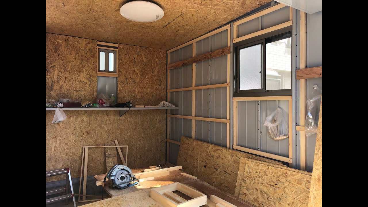 俺のバイクガレージ  ①ほぼ完成