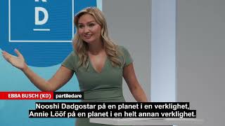 Busch dräpande ord - och statsministerns svar