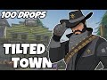 I Dropped Tilted Town 100 Times And This Is What Happened (Fortnite)