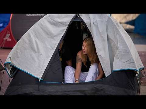 Madrid protesters bang pots to demand action on Spain’s housing crisis