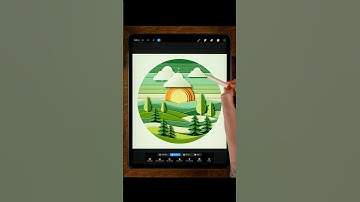 Easy Paper Cutout on iPad #howtodraw #papercraft #ipad