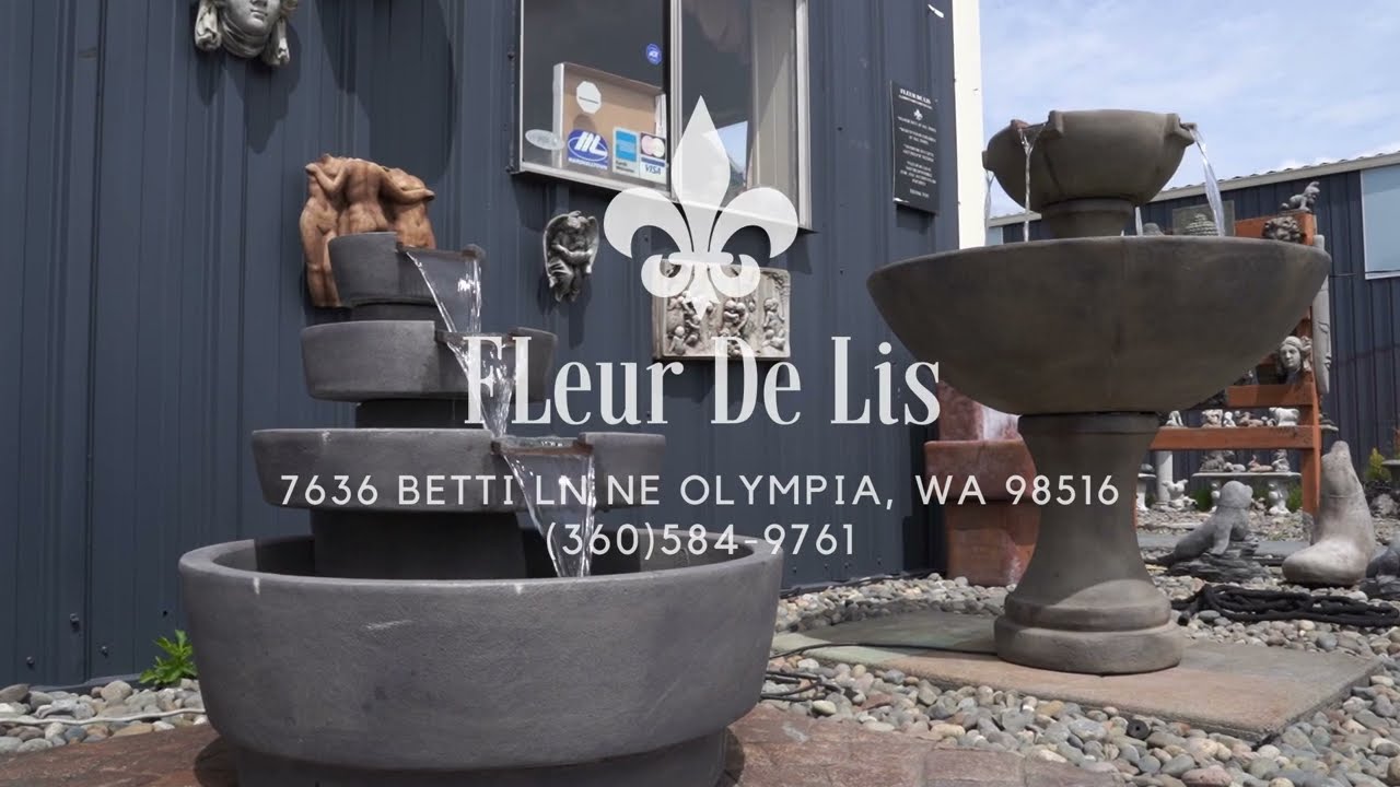 Fleur de Lis Garden Ornaments LLC - YouTube