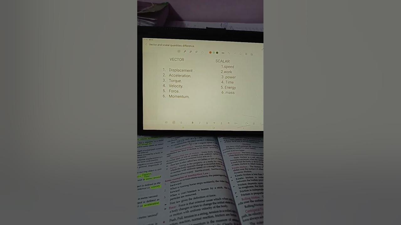  vector and scalar quantity. YouTube