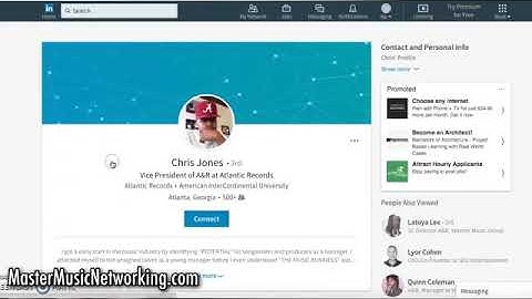 LINKEDIN Networking TRICKS for ARTISTS and MUSIC INDUSTRY REPS
