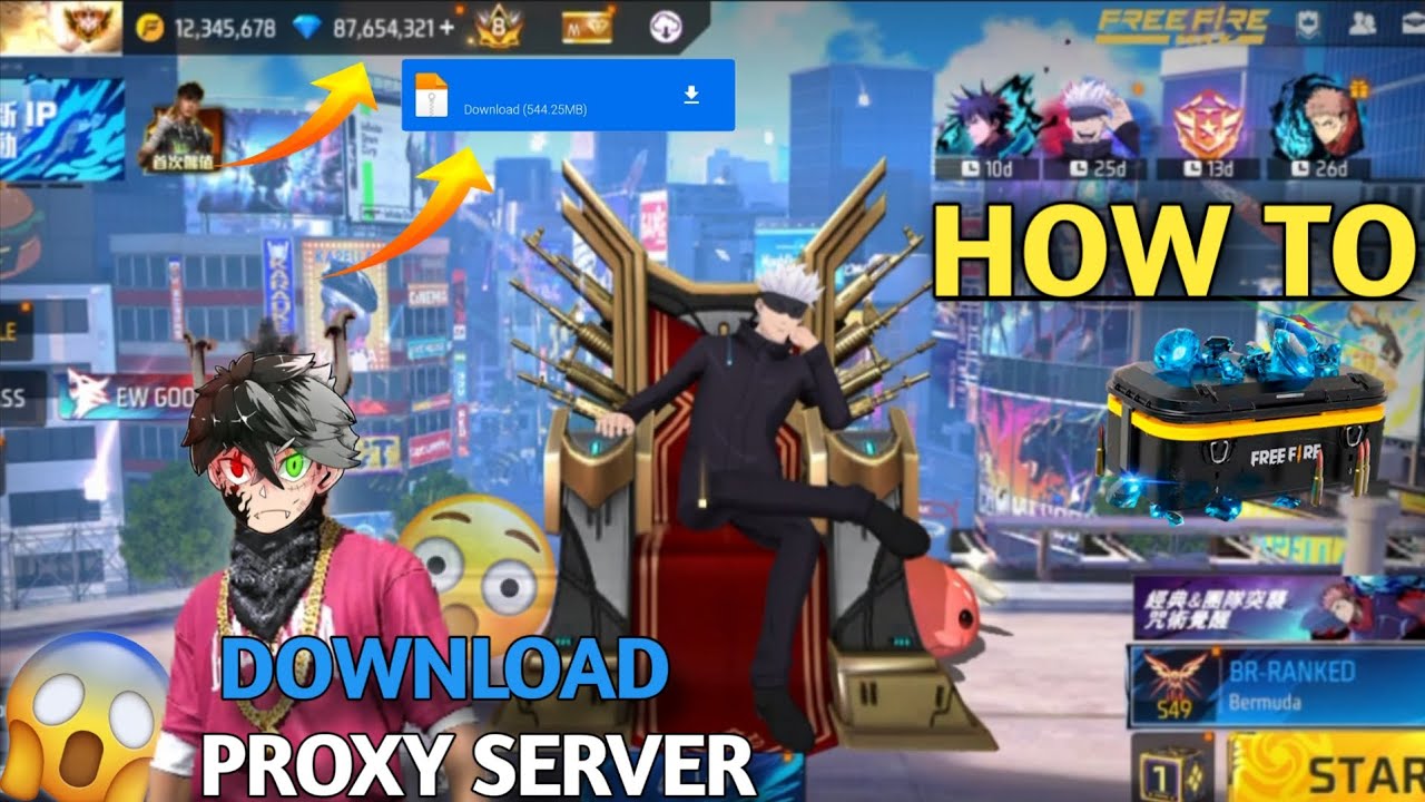 OB52 Proxy Server Kaise Download Kare 😱🔥 | Free Fire