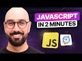 Javascript in 2 minutes