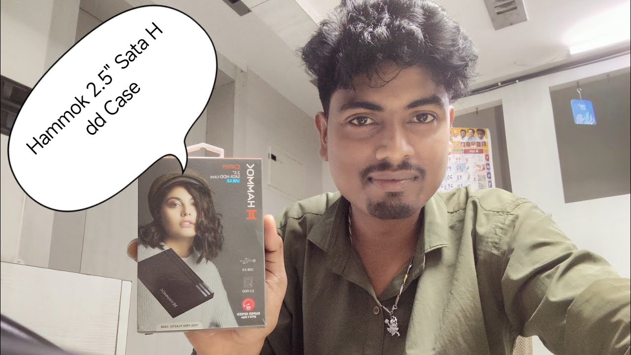 Hammok 2.5" Satahdd external case unboxing, and hdd setup for data storag 