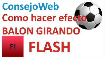 Como hacer efecto de balon rebotando y girando flash cs4