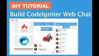 CodeIgniter Chat Tutorial: Creating web chat app in CodeIgniter screenshot 1