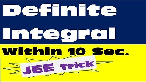 Definite Integral | ShortCut | Tricks | IIT JEE | KVPY| JEE |  Mains Advance, inspire mathematics