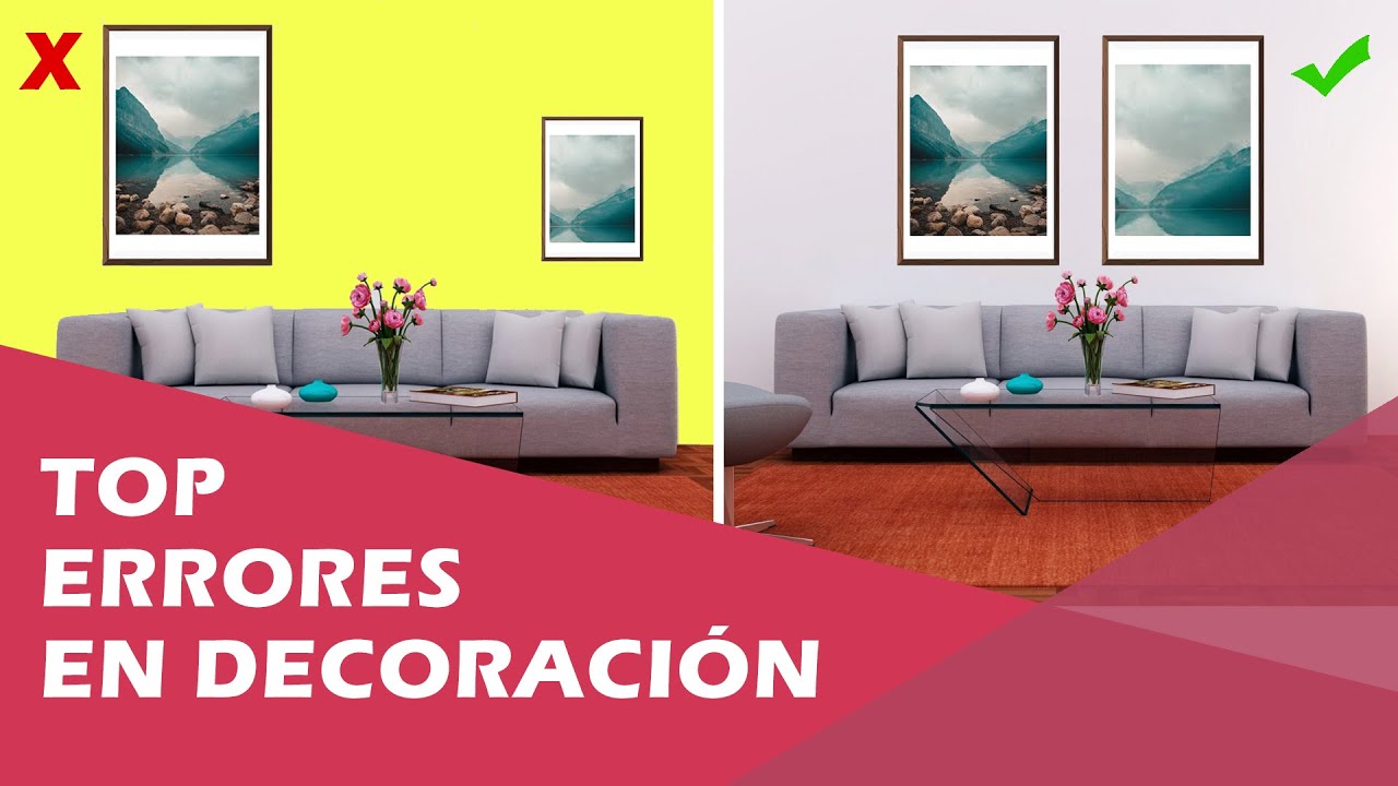 TOP ERRORES en DECORACIÓN de INTERIORES⚠️⛔ - YouTube