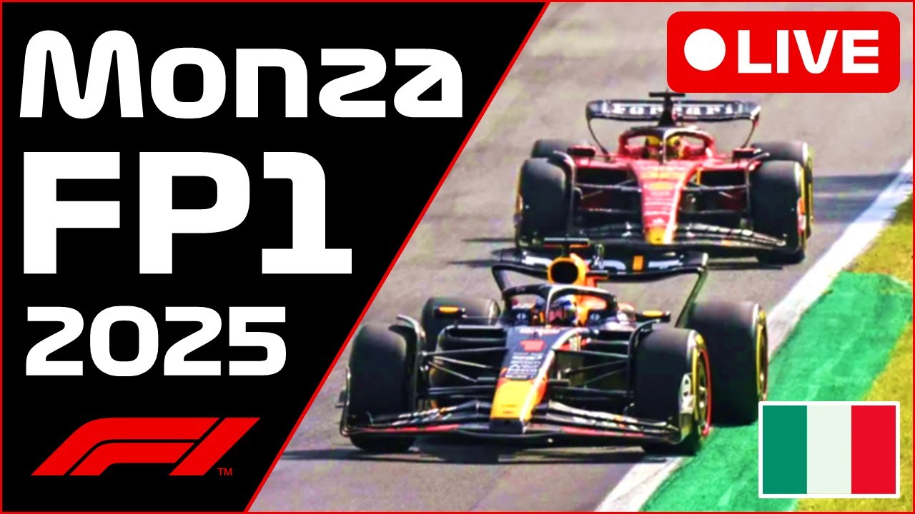 🔴F1 LIVE - Italian/Monza GP FP1 - Commentary + Timing