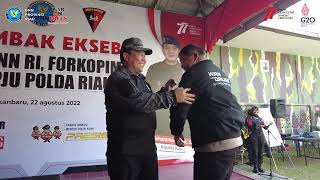 Kepala BNN RI lakukan Kegiatan Menembak Eksebisi Bersama Forkopimda dan PJU Polda Riau
